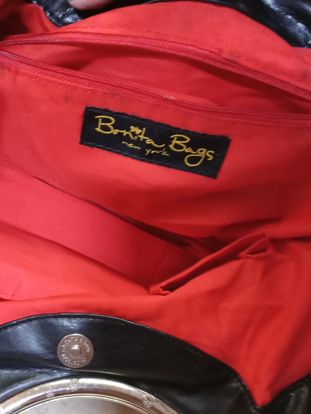 Vintage Bonita Bag Y2K Ring Handle Purse. Revival Of The Dior Babe Bag. - Picture 2 of 3